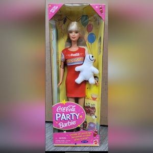 Vintage 1998 Coca-cola Party Barbie 22964 Special Edition